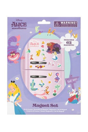Disney Alice in Wonderland gestanste magneetset
