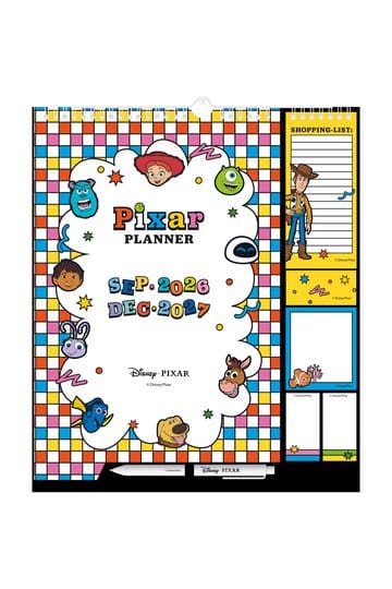 Disney Pixar Wandplanner 2026/27 30 x 34 cm