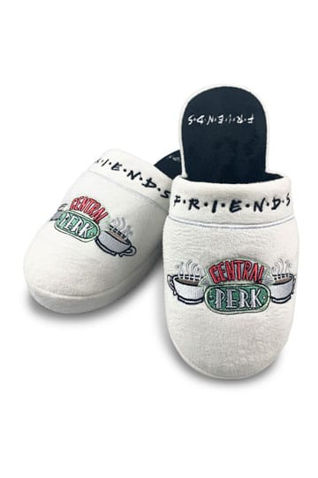 Vrienden slippers logo Central PERK WIT EU 5 - 7
