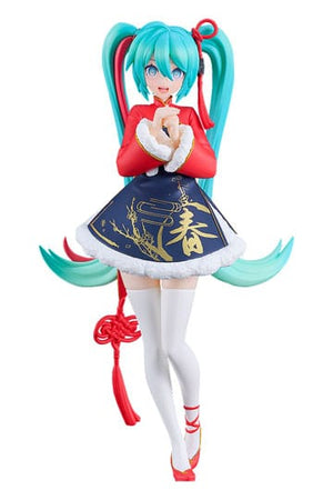 Character Vocal Series 01: Hatsune Miku Pop-upparade PVC-standbeeld Hatsune Miku: Sourxuan Chinees Nieuwjaar Ver. 17 cm
