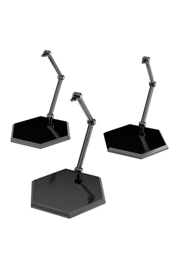 De Simple Stand Mini Nendoroid Meer voor minifiguren en modellen Zwart Hex Type 3-pack