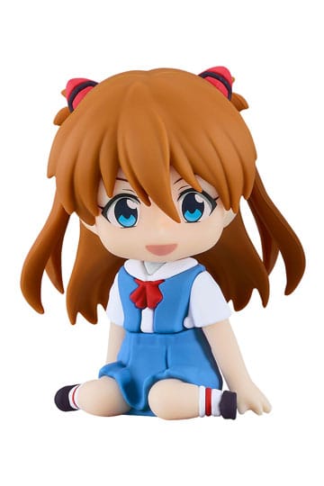Herbouw van Evangelion Rubber Mascot Nendroid Plus Minifiguur Asuka Shikinami Langley 8 cm