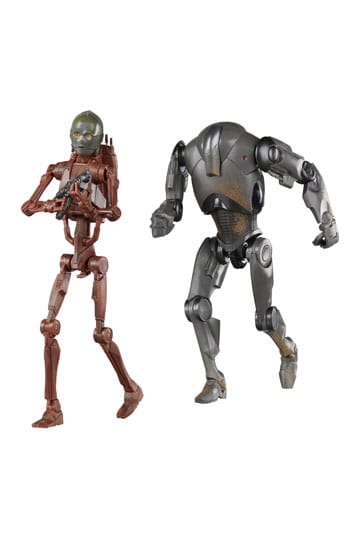 Star Wars Episode II Black Series Actie Figuur 2-pack C-3PO (B1 Battle Droid Body) & Super Battle Droid 15 cm