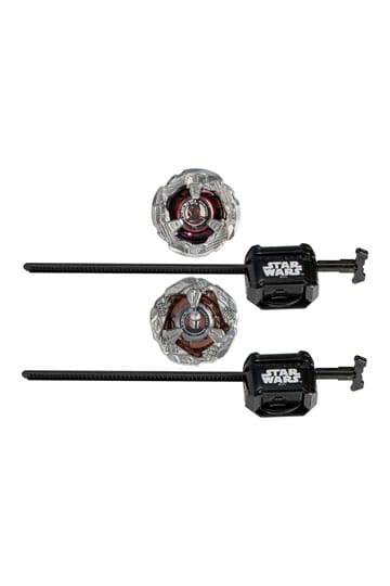 Beyblade X en Star Wars werken samen met The Mandalorian 3-60F versus Moff Gideon 3-80N