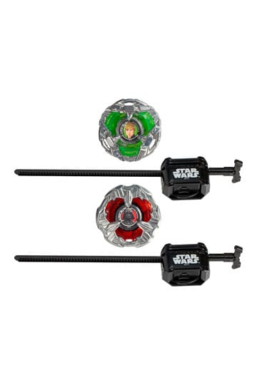 Beyblade X en Star Wars-samenwerking Luke Skywalker 4-80B versus Darth Vader 4-60B