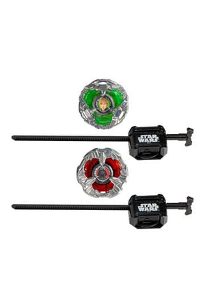 Beyblade X en Star Wars-samenwerking Luke Skywalker 4-80B versus Darth Vader 4-60B