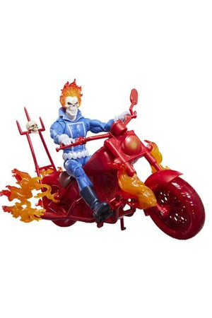 Ghost Rider Marvel Legends Actiefiguur Johnny Blaze met motorfiets 15 cm