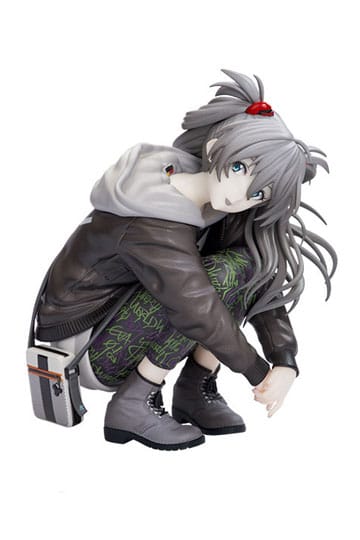 Neon Genesis Evangelion PVC standbeeld 1/7 Shikinami Asuka Langley Ver. Deel 3 Radio Eva Originele kleur 12 cm