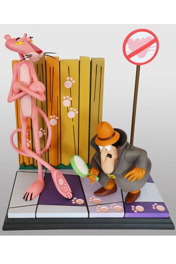 Het Pink Panther Beeld Pink Panther & De Inspecteur 41 cm