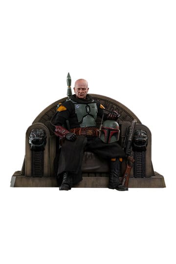 Star Wars: The Mandaloriaanse actie Figuur 1/6 Boba Fett Repaint Armor and Throne Special Edition 30 CM
