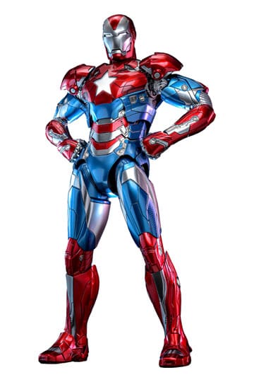 Marvel Comic Diecast Masterpiece Action Figuur 1/6 Iron Patriot Hot Toys Exclusive 32 CM