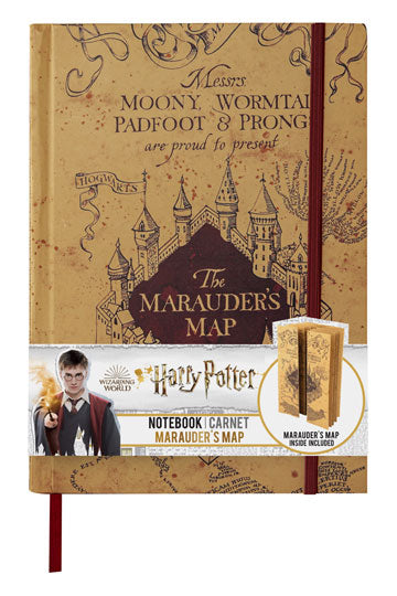 Harry Potter Notebook A5 Marauder's kaart