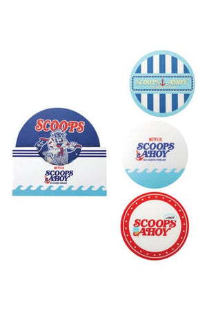 Stranger Things Scoops Ahoy onderzetter 4-pack