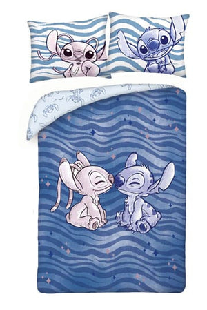 Lilo & Stitch dekbed set Stitch & Angel Waves 140 x 200 cm / 70 x 90 cm
