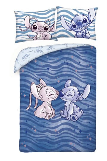 Lilo & Stitch dekbed set Stitch & Angel Waves 140 x 200 cm / 70 x 90 cm