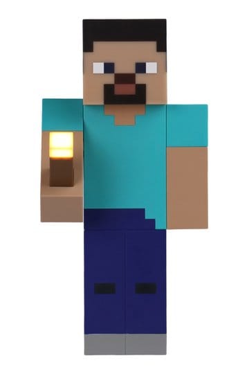 Minecraft Zaklamp Steve 26 cm