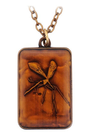 Jurassic Park Replika ketting met Amber Pendant Limited Edtiton