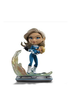Fantastic Four Mini Co. PVC-figuur Invisible Woman en Franklin 15 cm