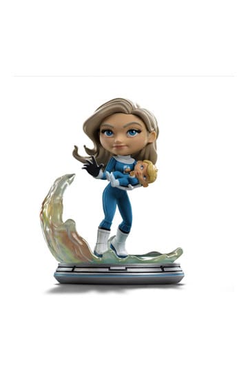 Fantastic Four Mini Co. PVC-figuur Invisible Woman en Franklin 15 cm