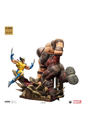 Marvel BDS Kunst Schaalbeeld 1/10 Wolverine vs Juggernaut heo EU Exclusief 30 cm