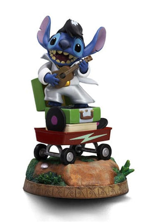 Lilo & Stitch Art Scale Standue 1/10 Stitch King of Rock 17 cm