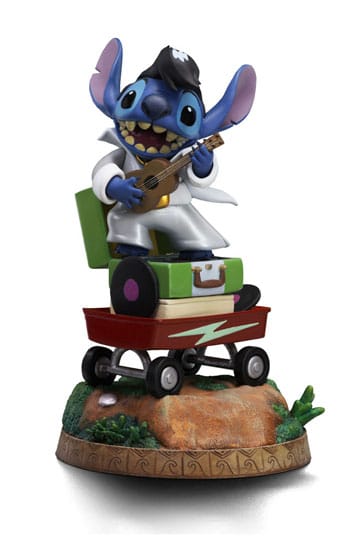 Lilo & Stitch Art Scale Standue 1/10 Stitch King of Rock 17 cm