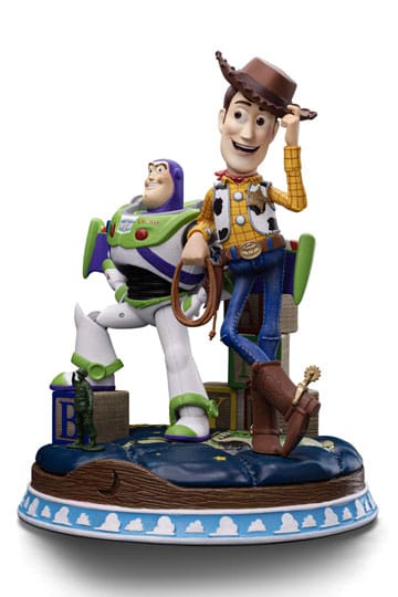 Toy Story Deluxe kunstschaalstandbeeld 1/10 Buzz & Woody 38 cm