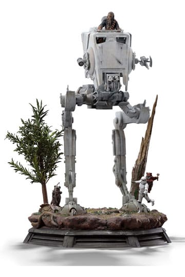 Star Wars Demi Art Scale Standue 1/20 At-St en Chewbacca 53 cm