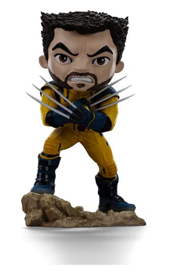 Deadpool & Wolverine Mini Co. PVC-figuur Wolverine Ontmaskerd 14 cm