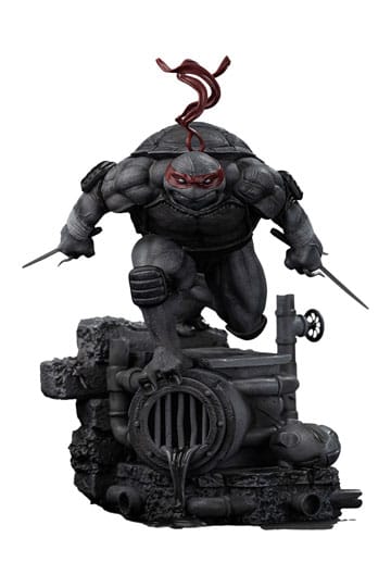 Teenage Mutant Ninja Turtles Art Scale Standbeeld 1/10 Raphael Zwart-Wit Variant 26 cm heo exclusief