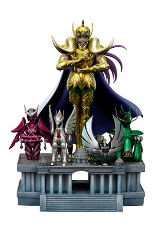 Saint Seiya Kunstschaal Beeld 1/10 Aries Mu Deluxe 27 cm