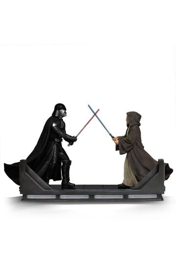 Star Wars Deluxe Art Scale-standbeeld 1/10 Darth Vader Vs Obi-Wan Kenobi (CCXP Exclusief 2025) 24 cm