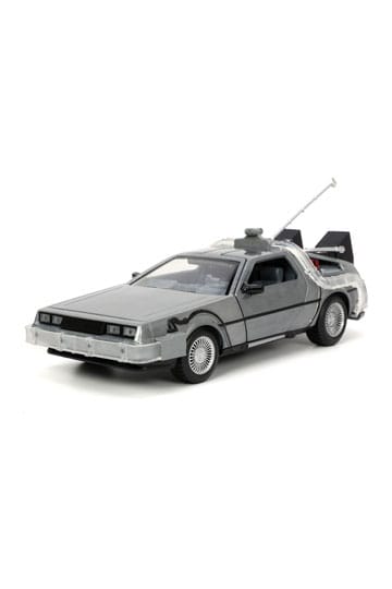 Back to the Future II Hollywood Rides gegoten model 1/24 DeLorean Time Machine