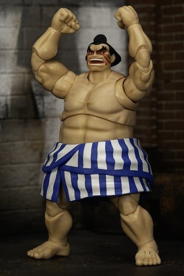 Ultra Street Fighter II: The Final Challengers actiefiguur 1/12 E. Honda 16 cm