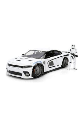 Star Wars Diecast Model 1:24 Stormtrooper Dodge Charger SRT Hellcat