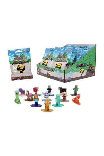 Minecraft Nanofigs minifiguren 4 cm blindbox-display (24)