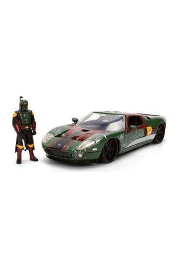 Star Wars gegoten model 1:24 Boba Fett 2005 Ford GT