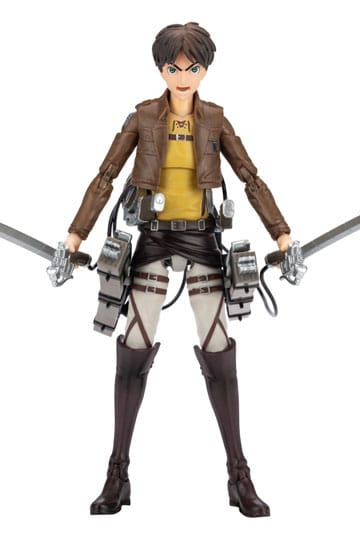 Aanval op Titan Total Anime Action -figuur Eren Jaeger 17 cm