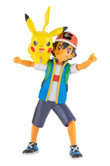 Pokémon Battle Feature Figuren Ash & Pikachu 11 cm