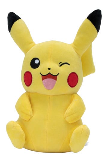 Pokémon pluche figuur Pikachu knipogen 30 cm