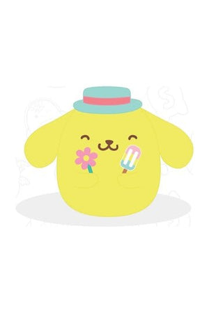 Sanrio Squishmallow Pluche Figuur Hello Kitty en Vrienden Grijp het Moment Pompompurin Ijslolly 20 cm