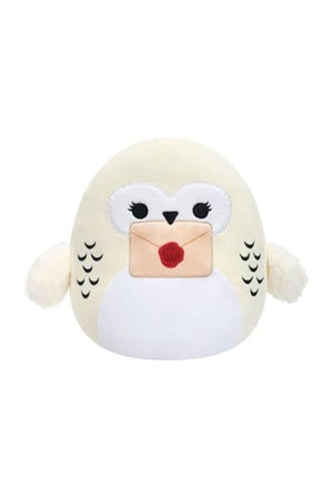 Harry Potter Squishmallow pluche figuur Hedwig met brief in de hand 20 cm