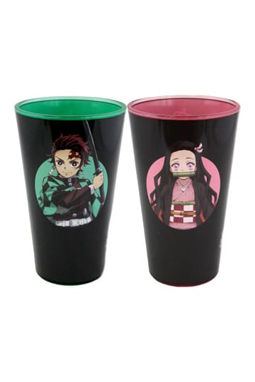 Demon Slayer Drinkglazen 2-Pack Tanjiro & Nezuko 473 ml