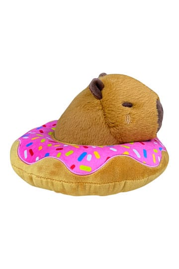 Capybara pluche figuur donut 22 cm