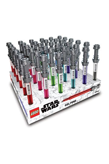 LEGO STAR WARS GEL PENS Lichtzwaard display (36)