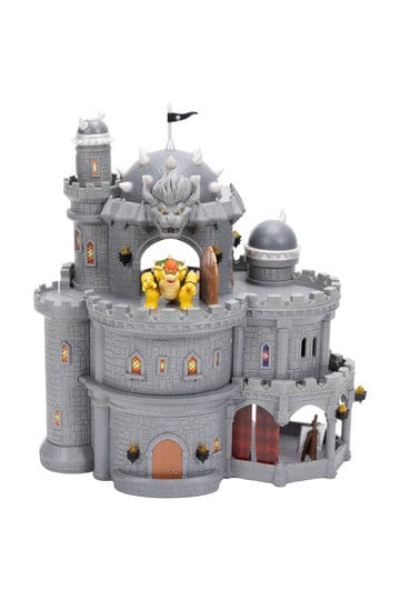 De Super Mario Galaxy Movie Deluxe speelset met 1 minifiguur Bowser Castle