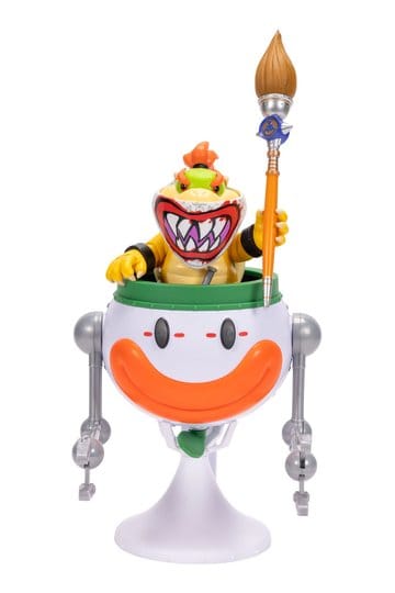De Super Mario Galaxy Movie Action Figure Bowser Jr. met clownauto 13 cm
