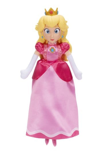 De Super Mario Galaxy Movie pluche figuur Princess Peach 23 cm