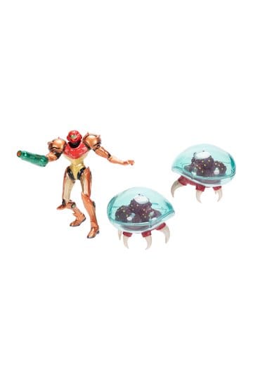 World of Nintendo Metroid minifiguur 3-pack Samus Bounty Hunter 6 cm