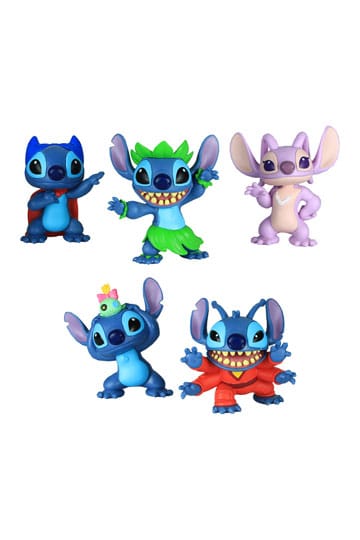 Lilo & Stitch Mini Figuur 5-Pack Stitch Collectible Figuur Set 7 cm